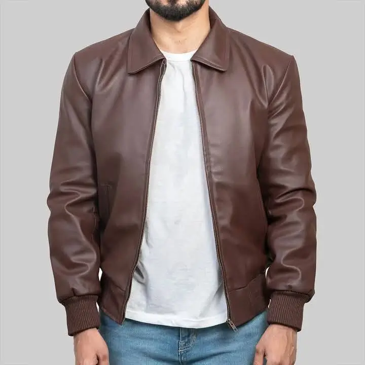 Brown Bomber jacket