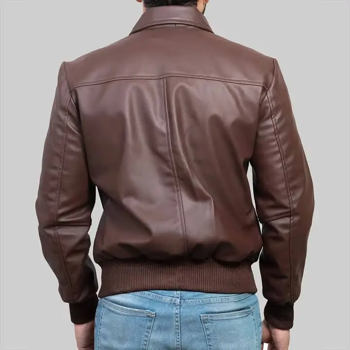 brown 3 Brown Bomber jacket 2